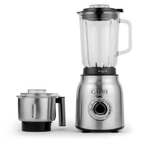 Capri - 1.5L S/S Nutri Blender and Grinder 1000W Buy Online in Zimbabwe thedailysale.shop