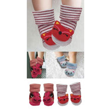 Load image into Gallery viewer, Baby Girl 3D Socks - Set of 3
