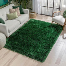 Load image into Gallery viewer, 150 x 180cm Plush Fluffy Carpet - Shaggy &amp; Foldable Rugs - Green
