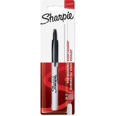 Sharpie Retractable Permanent Marker black