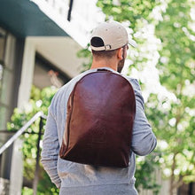 Load image into Gallery viewer, Mandela PU Leather Backpack - Brown
