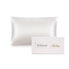 Load image into Gallery viewer, 100% Organic Silk Pillowcase - Authentic Luxury Charmeuse Silk (Certified)
