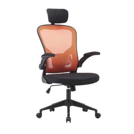 Linx Lennon High Back Mesh Chair - Orange Buy Online in Zimbabwe thedailysale.shop