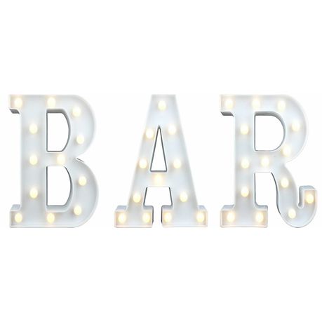 LED Letter Lights - BAR Buy Online in Zimbabwe thedailysale.shop