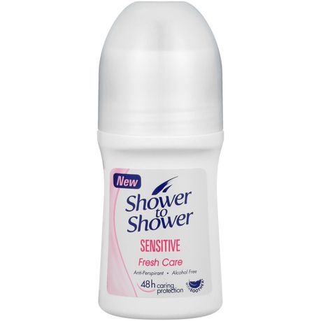 Shower to Shower Roll-on 50ml Sensitive