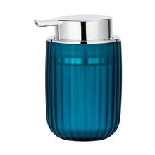 Load image into Gallery viewer, Wenko - Soap Dispenser - Agropoli Range - Petrol Blue - Frosted Plastic
