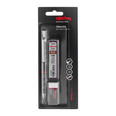 rOtring Tikky Value Pack - Tikky + Lead + Eraser