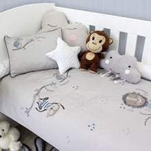 Load image into Gallery viewer, Sheraton Little Lion Embroidered Cot Duvet Set
