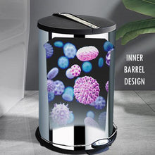 Load image into Gallery viewer, DH - Dustbin /Pedal Bin 12L Plain Stainless Steel - Home Essentials
