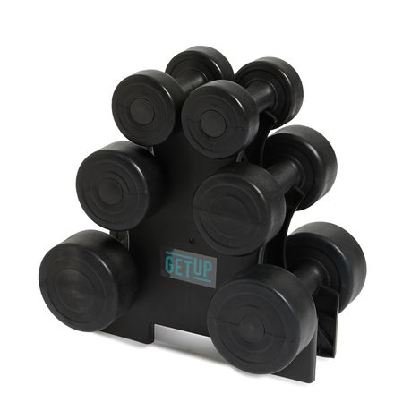 GetUp Male Dumbbell Set & Stand Buy Online in Zimbabwe thedailysale.shop