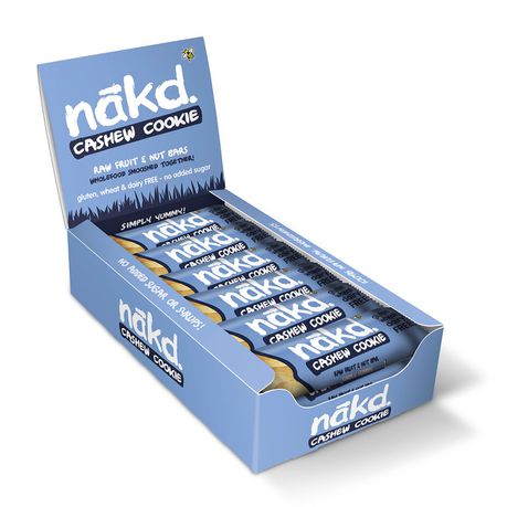 Nakd Cashew Cookie Fruit & Nut Bar 18 x 35g - Snack Bar Buy Online in Zimbabwe thedailysale.shop