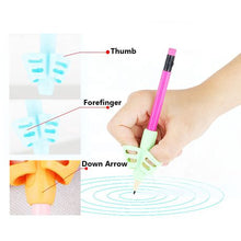 Load image into Gallery viewer, 5 Pack Silicon Pen or Pencil Grip - Ergonomic Design, Unisex
