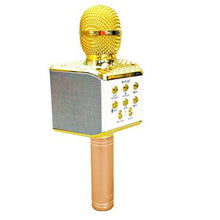 Load image into Gallery viewer, Wireless Portable Bluetooth Karaoke Microphone-Gold
