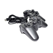 Load image into Gallery viewer, DW KD208 B  UCOM 2-in-1 PC Dual Shock Joypad Controller / Gamepad - Black
