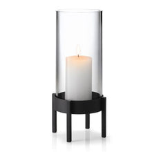 Load image into Gallery viewer, Blomus Pillar Candle: Height 12cm, Diameter 6cm, 33hr Burn Time NERO
