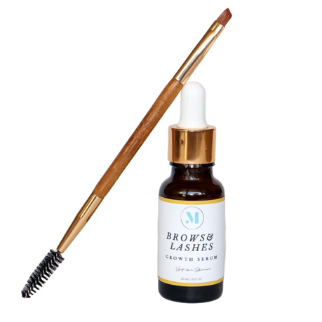 Brow & Lash Growth Serum- Fluffier Brows & Longer Lashes - Melanin Skin Food Buy Online in Zimbabwe thedailysale.shop