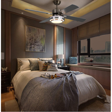 Load image into Gallery viewer, 52 Inch Silver Ceiling Fan With Remote Control
