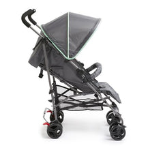 Load image into Gallery viewer, George &amp; Mason Baby - Compact Stroller Grey &amp; Mint
