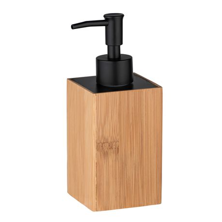 Wenko - Soap Dispenser - Padua - Bamboo Buy Online in Zimbabwe thedailysale.shop