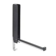 Load image into Gallery viewer, blomus Wall Hook Space-Saving Flip Down in Black and Steel LANCA
