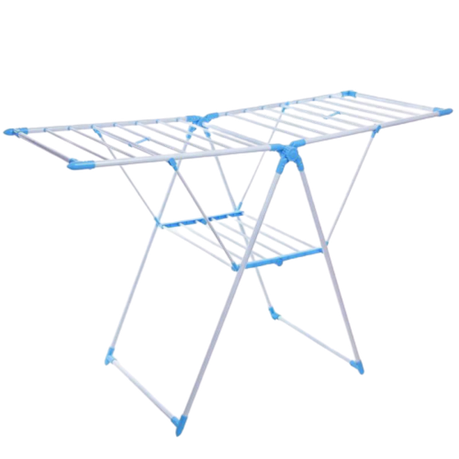 Dmart™ Foldable Y Cloth Drying Rack - Blue Buy Online in Zimbabwe thedailysale.shop