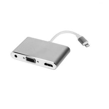 Load image into Gallery viewer, Lightning to HDMI, VGA &amp; AUDIO 3.5mm Adapter - 1080P Full HD
