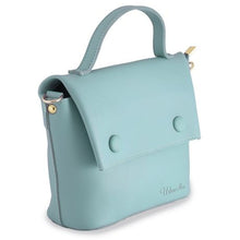 Load image into Gallery viewer, Urban Muse Handbag Penny Top Handle Flap - Periwinkle
