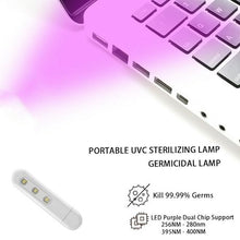 Load image into Gallery viewer, Portable Handheld UVC Sterilizer Lamp - White
