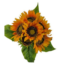 Load image into Gallery viewer, Artificial Flower 35cm with 7 Large Sunflower
