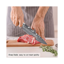 Load image into Gallery viewer, Lifespace Damascus Style 5CR15 Kitchen Chef Knife in a Gift Box
