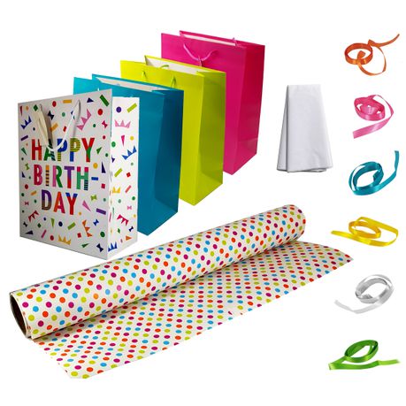 B.Moore - Gift - Wrap Kit - Colourful!