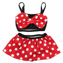 Load image into Gallery viewer, Minnie Mouse Inspired Swimming Costume
