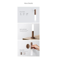 Load image into Gallery viewer, Sothing LED Smart Sensor Motion Light with Rechargeable USB - Wood
