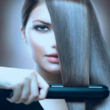 Load image into Gallery viewer, AIM Hair Straightener by Stylista Black
