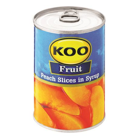 KOO - Peach Slices in Syrup 12x410g Buy Online in Zimbabwe thedailysale.shop