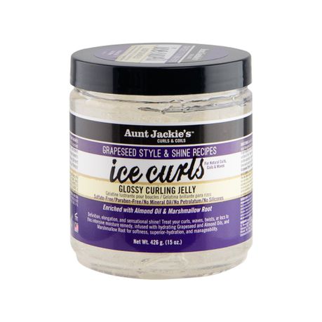 Aunt Jackie's Grapeseed Style & Shine Recipes Ice Curls - 426g Buy Online in Zimbabwe thedailysale.shop