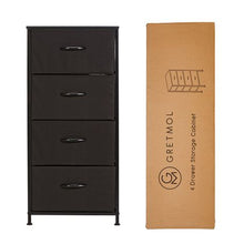 Load image into Gallery viewer, Gretmol Drawer Storage Cabinet - Black
