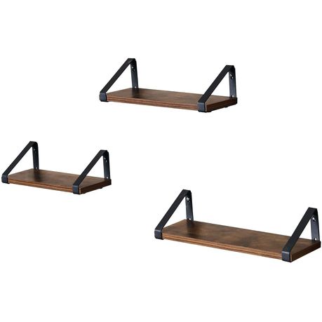 Floating Display Shelf Set - 3 shelves