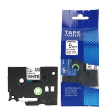 Load image into Gallery viewer, Compatible Brother TZ-221 Black on White Laminated Tape Cartridge 9mm
