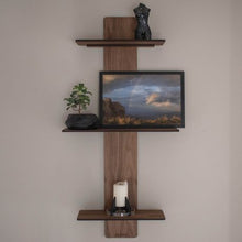 Load image into Gallery viewer, db Creative - Triplet Wall Display Shelf (Walnut)
