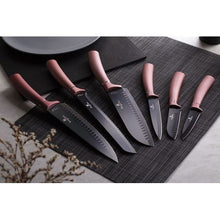 Load image into Gallery viewer, Berlinger Haus 6-Piece Non-Stick Coating Knife Set - i-Rose Edition
