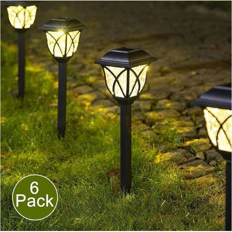 6 Pack Solar Garden lights