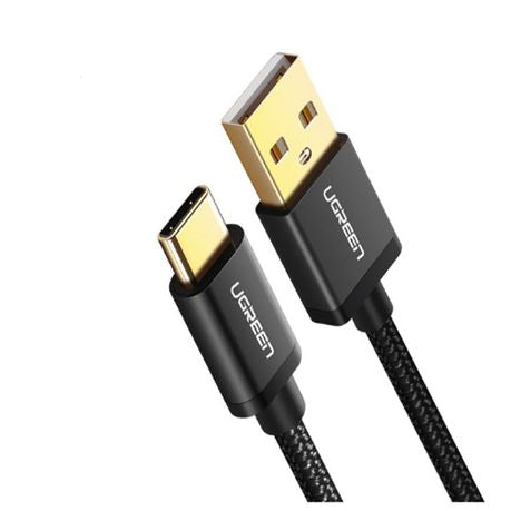 UGreen USBC M to USB2.0 M 1.5m Braided Cable-BK Buy Online in Zimbabwe thedailysale.shop