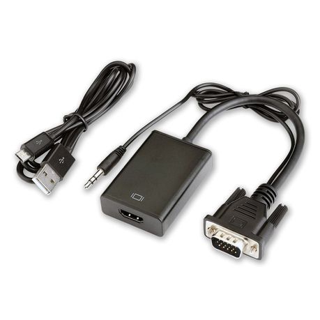 DW VGA TO HDMI Adapter With Audio Buy Online in Zimbabwe thedailysale.shop