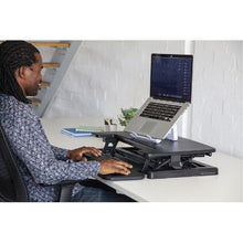 Load image into Gallery viewer, Ergo Office Compact Sit to Stand Height Adjustable Workstation
