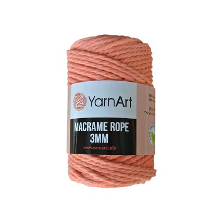 YarnArt Macrame Cord 3MM 250g Pack of 4 - Coral - 767