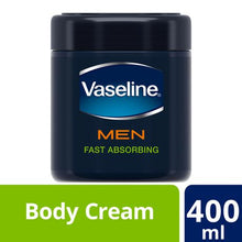 Load image into Gallery viewer, Vaseline For Men Fast Absorbing Body Cream 400ml
