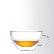 Load image into Gallery viewer, Leonardo Teacups in Clear Glass: Double-Walled DUO 380ml - Set of 2
