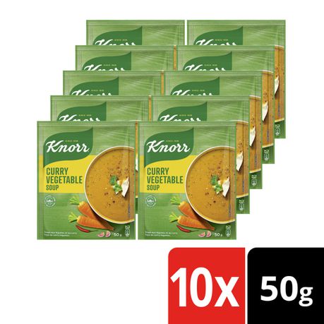 Knorr Curry Vegetable Soup Mix 10x50g