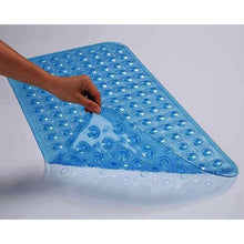 Load image into Gallery viewer, Non-Slip PVC Bathroom Bath/Shower Mat Polka Dot Texture Navy Large
